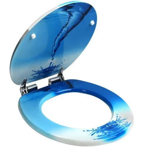 Moulded toilet seat round shape toilet lid toilet cover lid