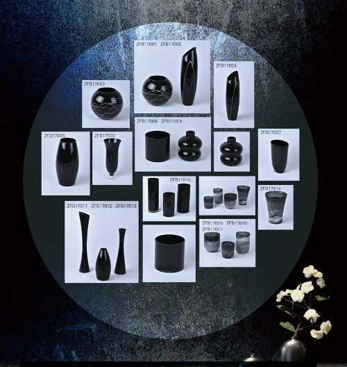 Black Glass Vase