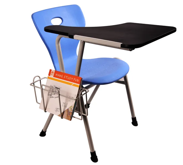 College hot sell classroom school training chair with writing pad