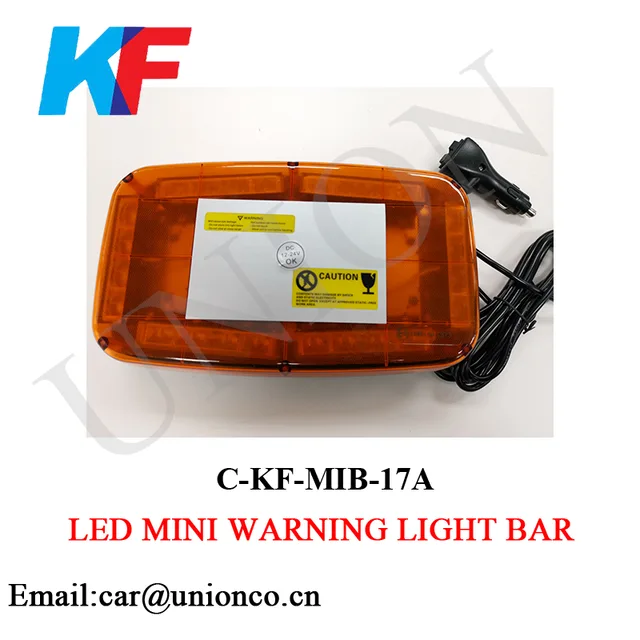 Car mini warning light bar, mini size strobe light bar