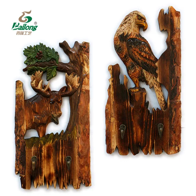 Wooden wall hangers/bottle openers