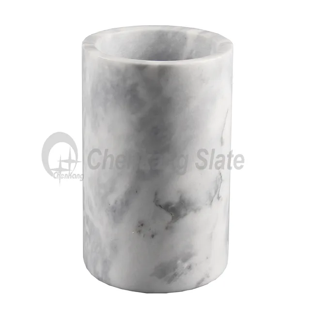 White Marble Ice Bucket