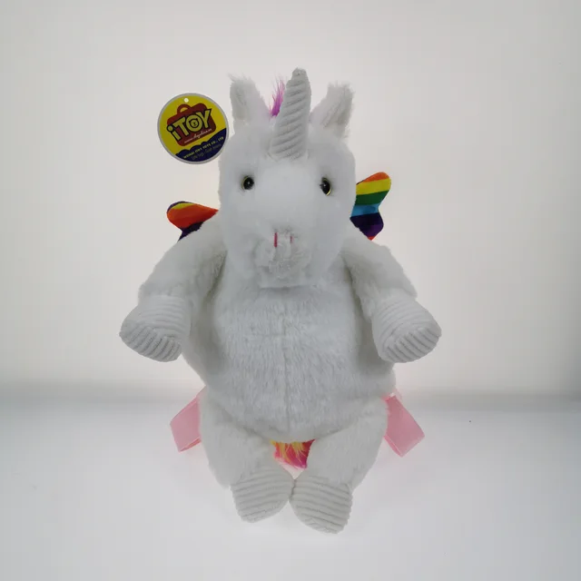 Plush unicorn backpack