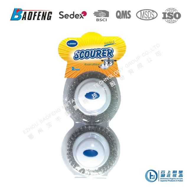 Steel scourer