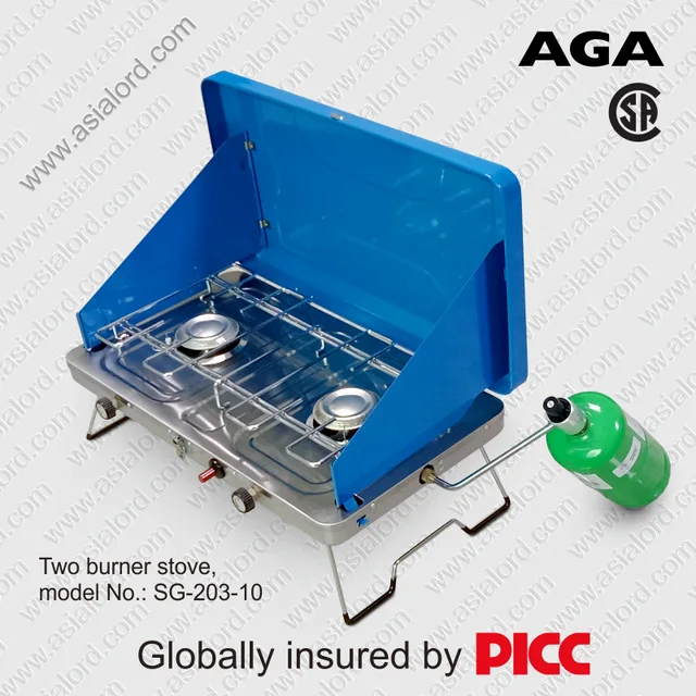 Two burner camping stove