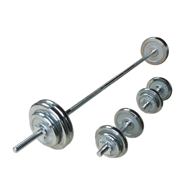 50kg chromed barbell sets