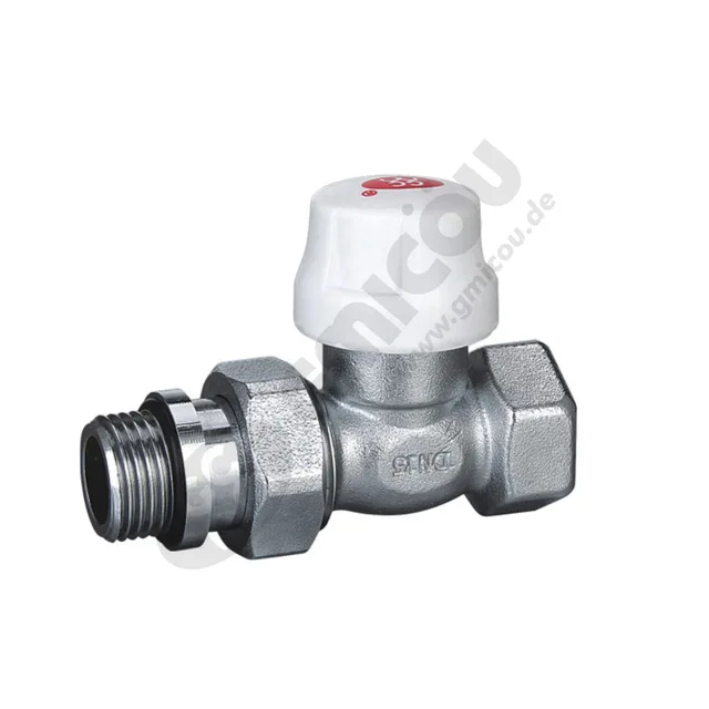 Straight automatic thermostatic valve with female thread