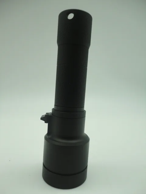 Dimming Recharegeable Aluminum LED Diving Torch
