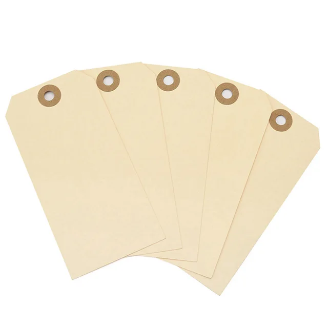 MT5NS Kraft Manila Paper Tags with Eyelet