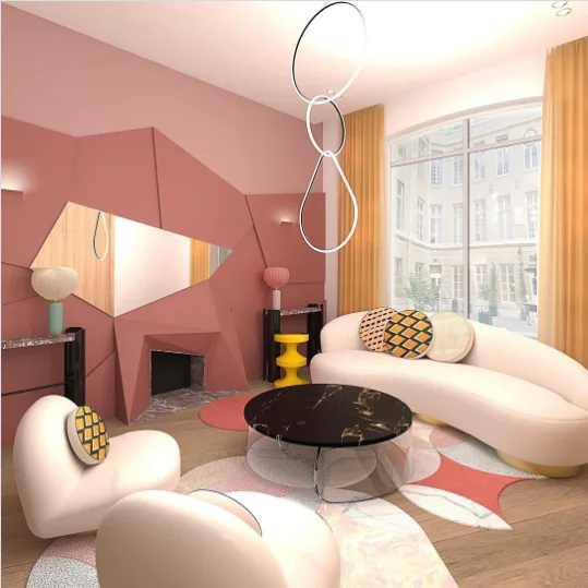 Hand tufted carpet