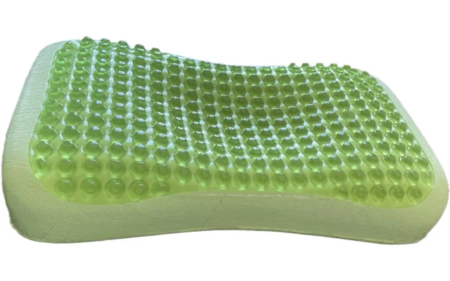 Memory foam gel overlay pillow