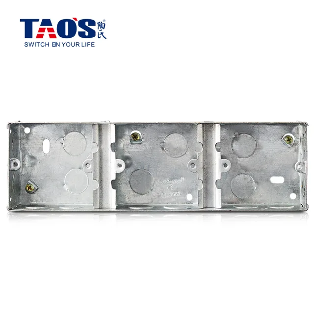 35mm 3 gang metal box (3×3 + 3×3 + 3×3)