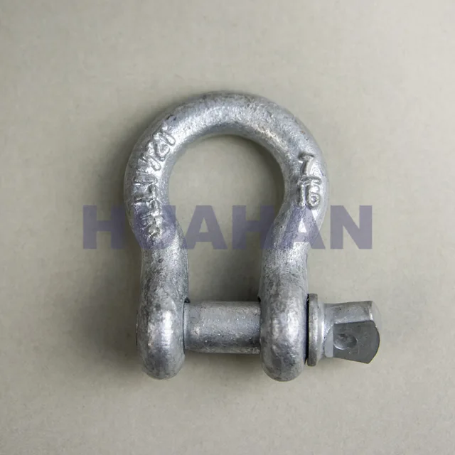 Drop Forged Screw Pin Anchor Shackle, U.s. Type