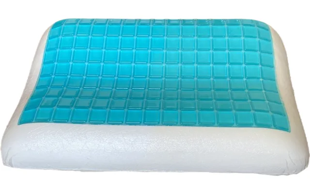 Memory foam gel overlay pillow