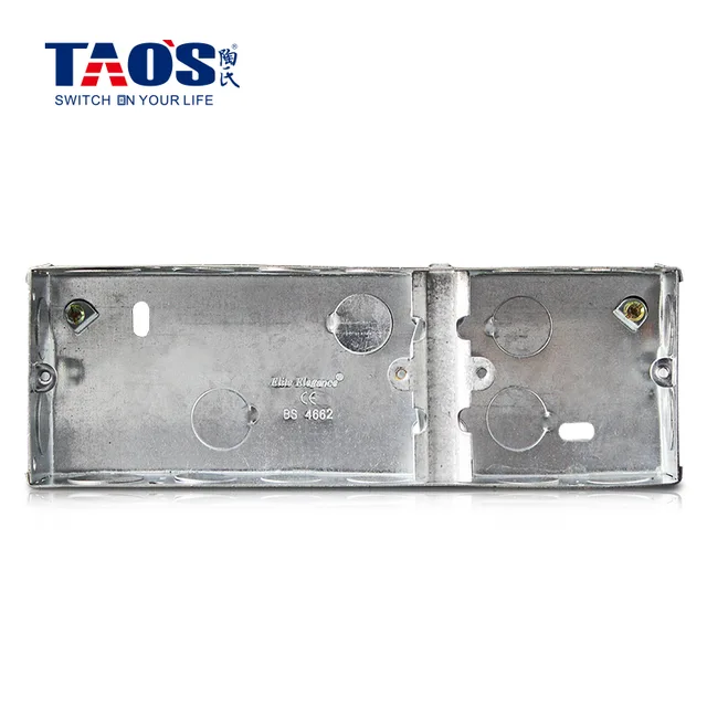 35mm 3 gang metal box (3×6 + 3×3)