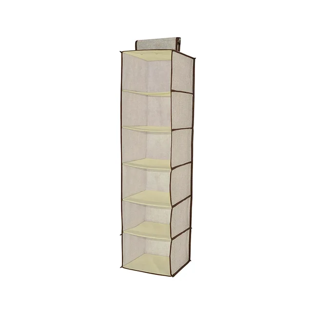 6-unit shelf hanging organizer