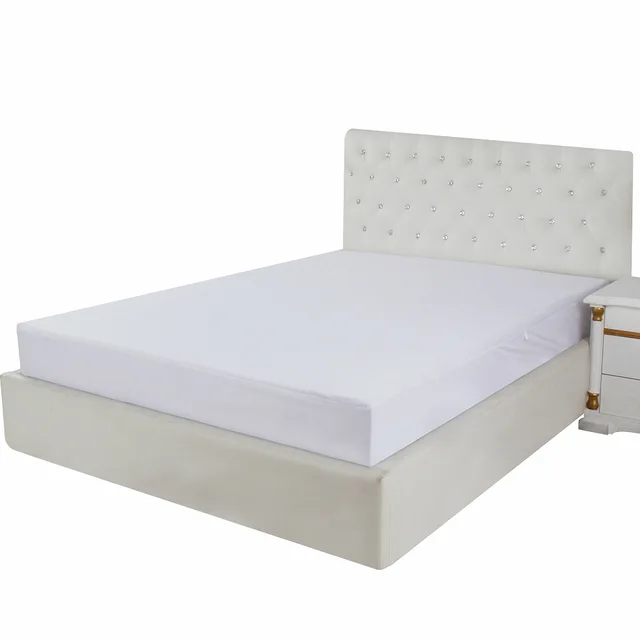Bamboo+GRS polyester blended waterproof mattress protector