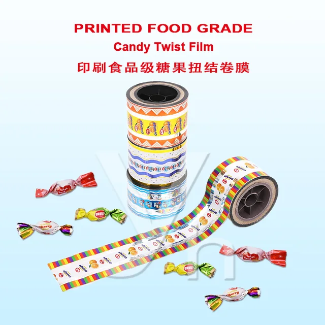 Printed Food Grade Candy Twist Film