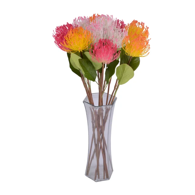 Single plastic flower