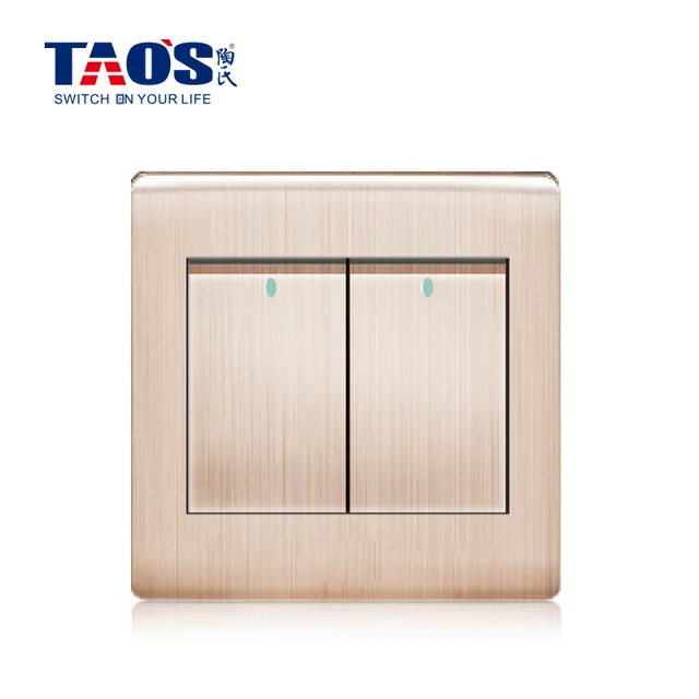10A 2 gang 1 way / 2 way switch