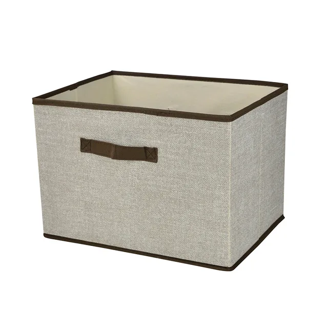 Storage bin linen printing nonwoven