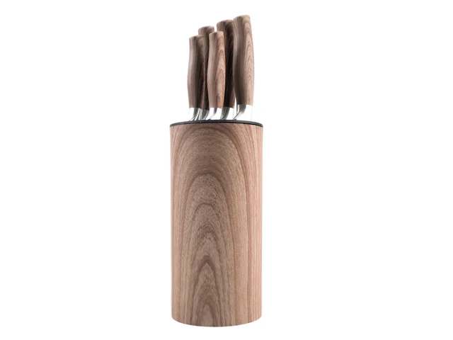 BH28 6pcs hollow handle painting kitchen knife set