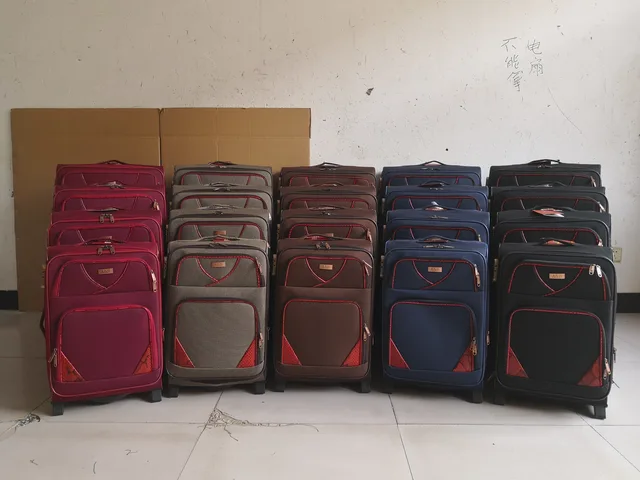 Stock luggage wholesale with cheap price luggage trolley bag