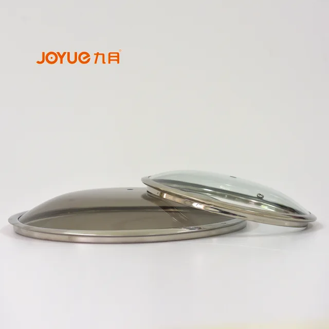 High dome tempered glass lid
