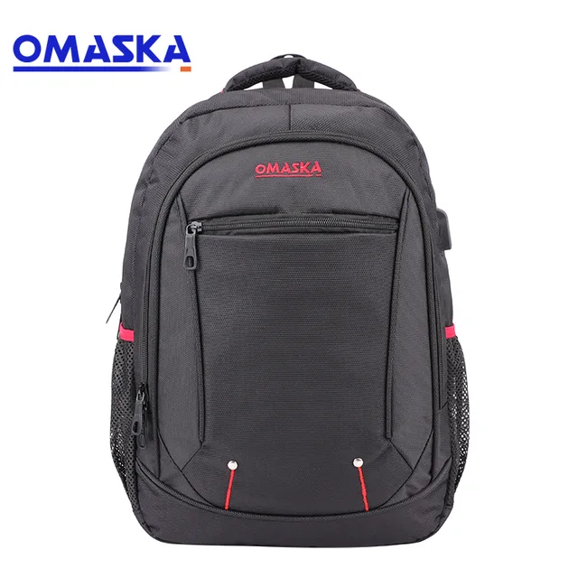 Backpack backpack backpack backpack backpack backpack 2020 New Design OMASKA Factory Cheap 1680D USB Black Business School Student Travel Laptop Backpack Bag