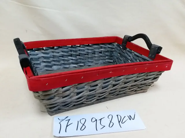 Gushi Yufeng handmade woven basket wicker tray gift basket gift packing basket fruit basket Christmas basket