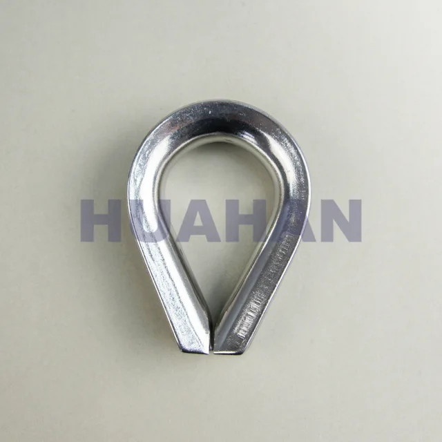 Stainless Steel Extra Heavy Duty Wire Rope Thimble U.s.type,a.i.s.i.304 Or 316