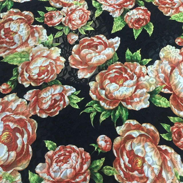 Knitted jacquard cloth