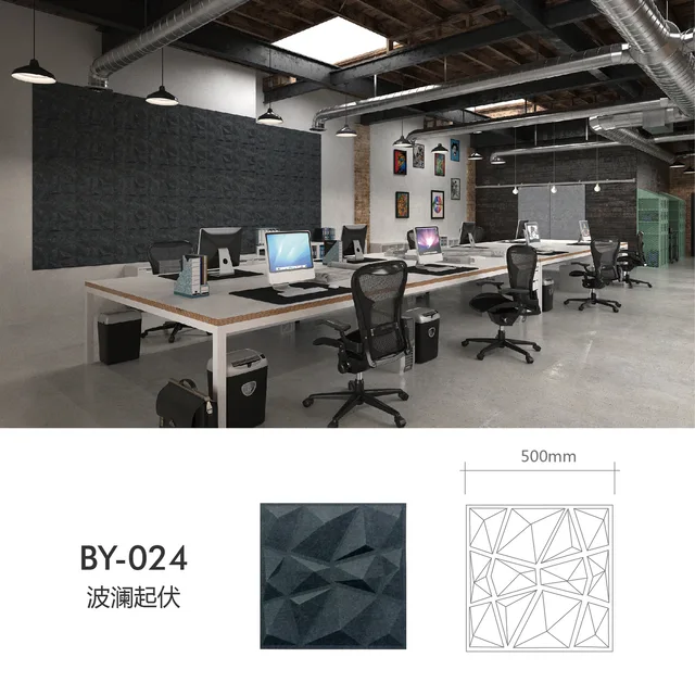 Pet Acoustic Panel-3d Tiles