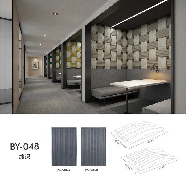 Pet Acoustic Panel-3d Tiles