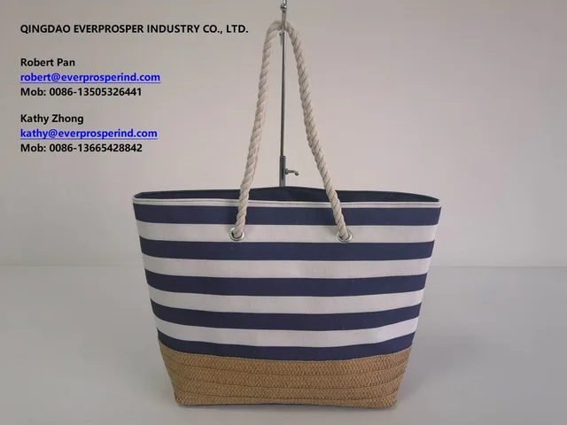 Canvas Fabric Beach Bag
