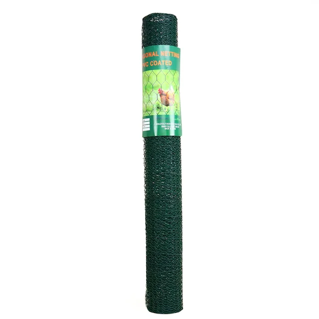 Wire Netting PVC coated Galvanised Rabbit Mesh Green Fencing Aviary Fence 0.9M
