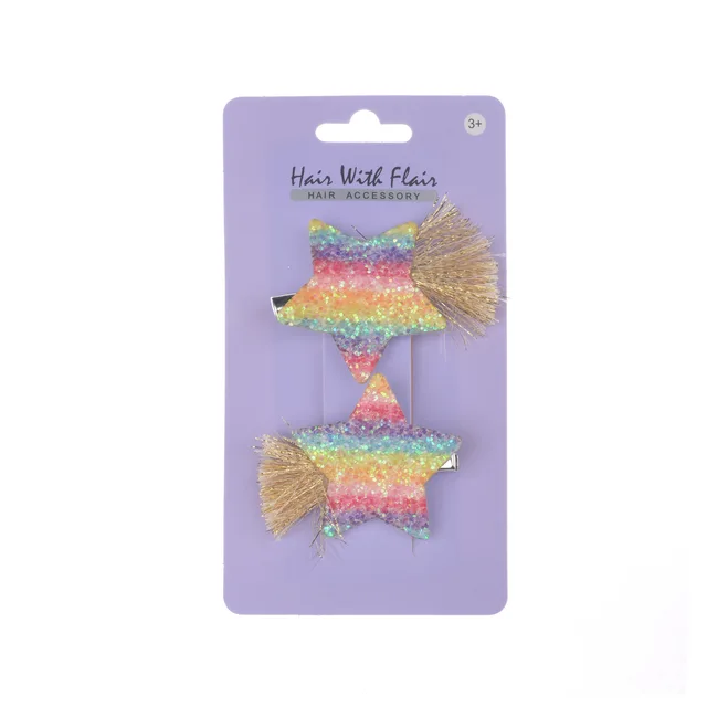 2pcs Fabric Hair Clips