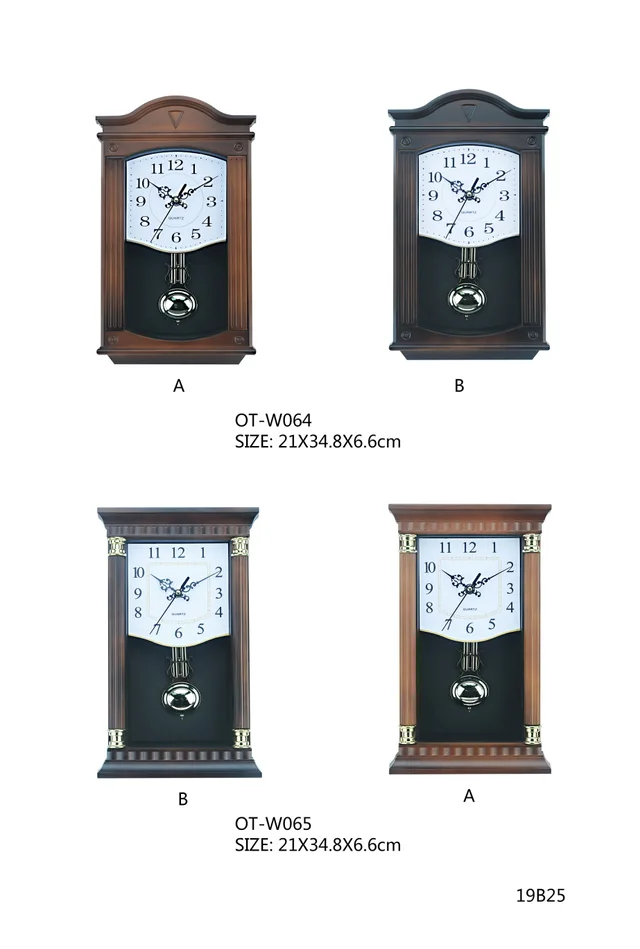 Plastic Pendulum Wall Clock