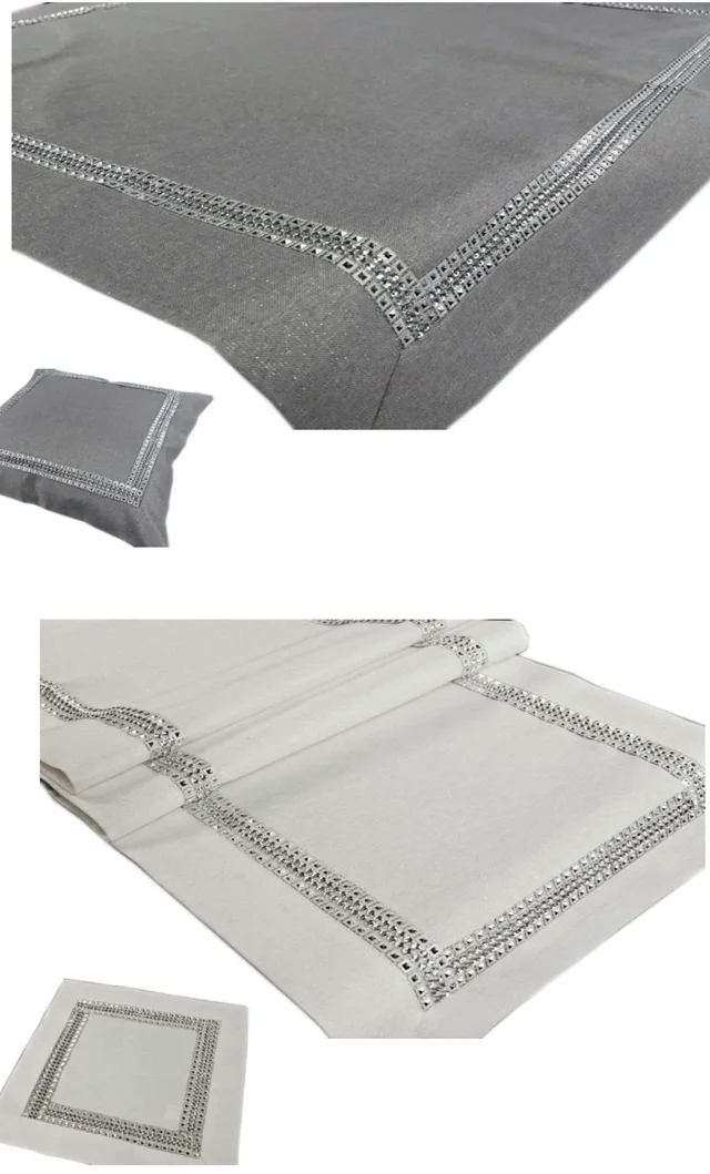 Polyester swarovski tablecloths