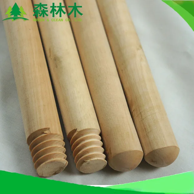 Wooden broom handles