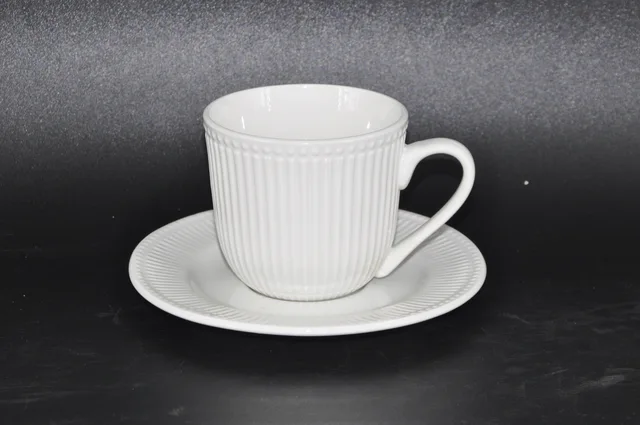 Porcelain cup and saucer