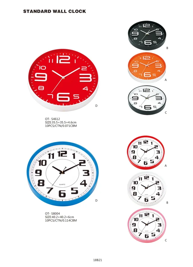 Plastic Wall Clock