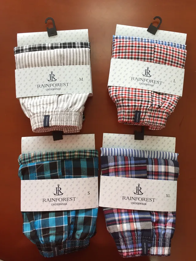 Mens woven boxer short
