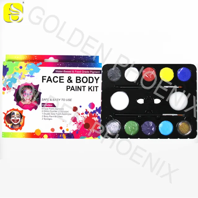 8 Colors Face and Body Paint Set