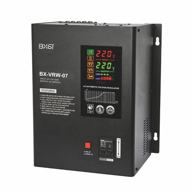 BX-VRW07-3000W Adjust Output Voltage Desktop Wall Mounted AC Home Automatic Voltage Regulator