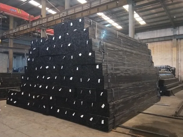 Dark black anneaeld steel tube