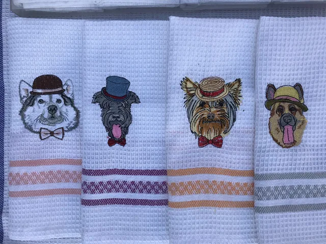 Embroidery Kitchen Towel