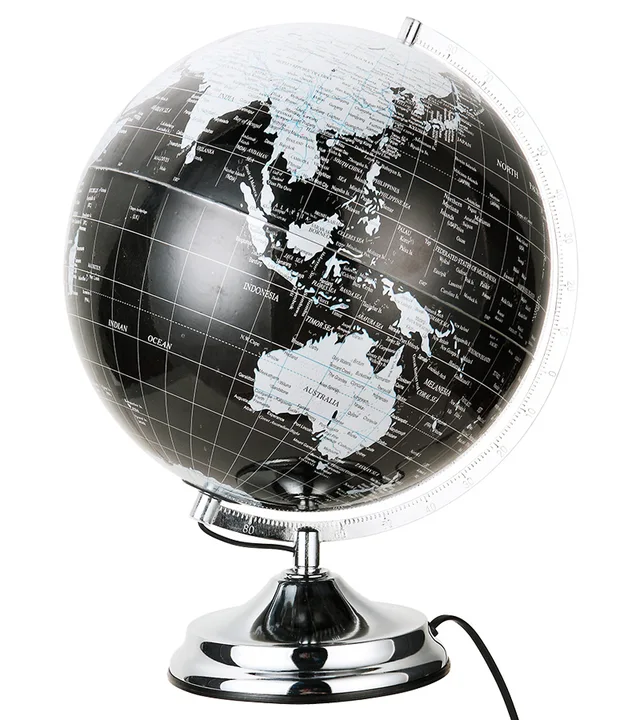Touch-controlling Lamp World Globe lluminated World Globe Lighting World Map Globe World Political Map Earth Globe with Light for Decoration