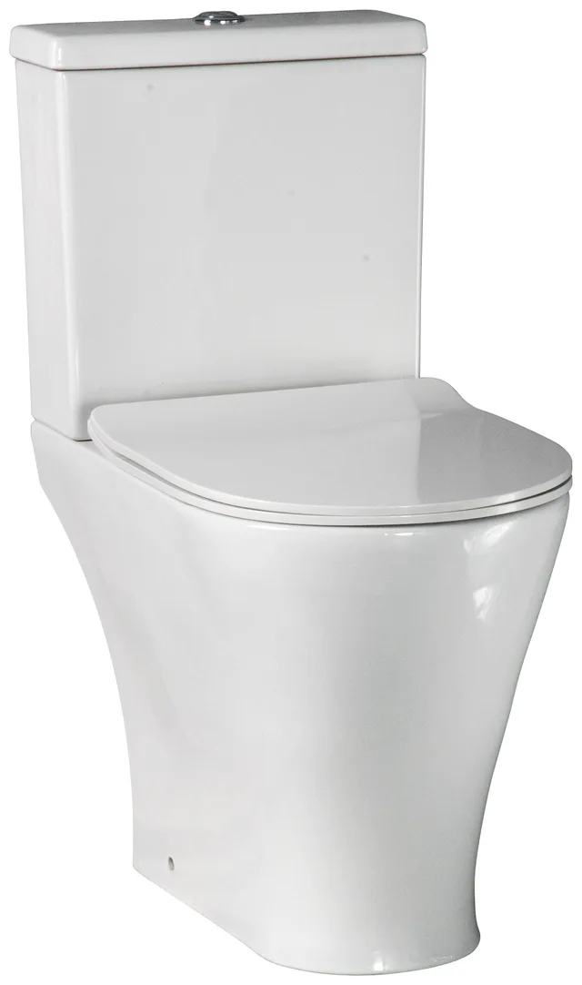 Wash down two-pieces toiet