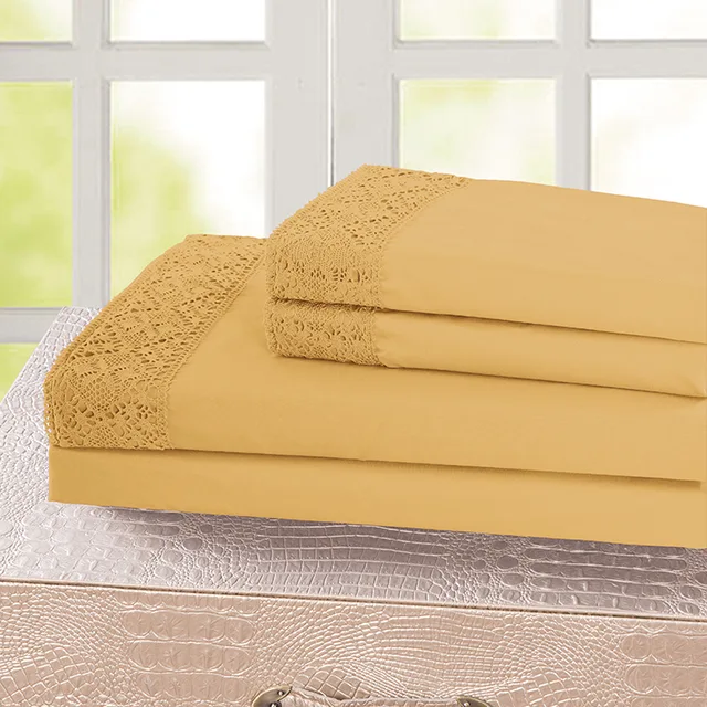 100% polyester bed sheet set